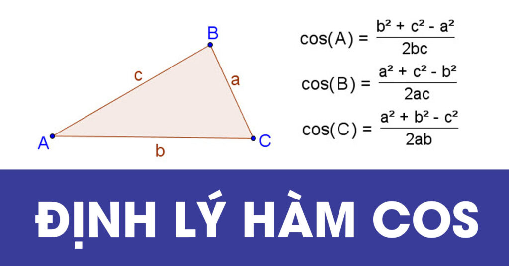  Thông tin chi tiết về công thức cos trong tam giác